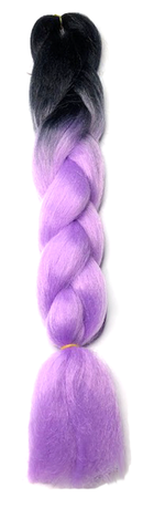 Temptation Jumbo Braid - Black / Pink Lilac