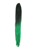 Elysee Star Dreads - Ombre - Black / Dark Green