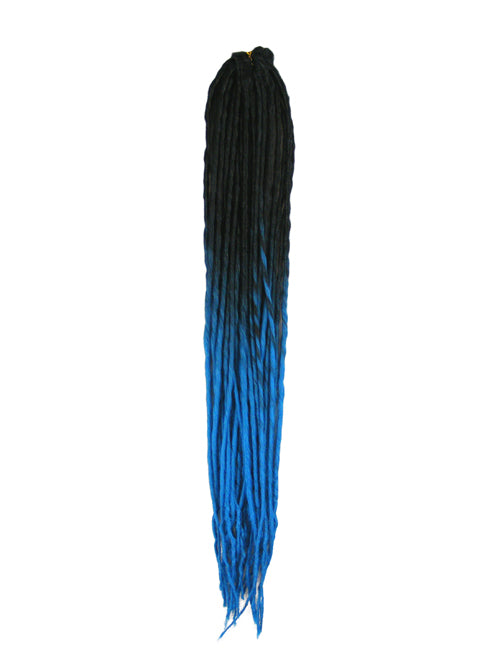 Elysee Star Dreads - Ombre - Black / Light Blue