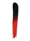 Elysee Star Dreads - Ombre - Black / Red
