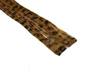 Clip In Colour Hair Streaks - Brown Leopard Print