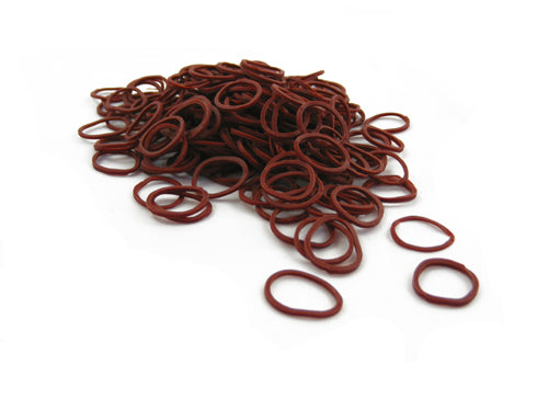 Rubber Bands - Elysee Star - Brown - 250 pcs
