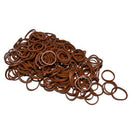 Rubber Bands - Beauty Town - Dark Brown - 250 pcs