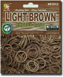 Rubber Bands - Beauty Town - Light Brown - 250 pcs