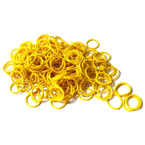 Rubber Bands - Beauty Town - Yellow - 250 pcs