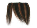 Clip In Colour Lightweight Fringe - #1B Off Black / #33 Dark Auburn Stripe