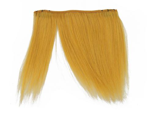 Clip In Colour Lightweight Fringe - Mustard Yellow