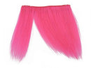 Clip In Colour Lightweight Fringe - Neon Pink