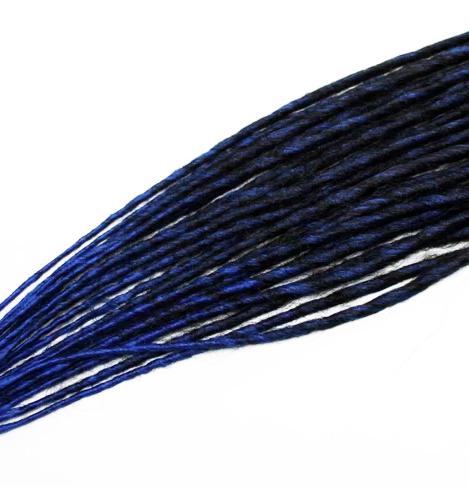 Elysee Star Dreads - Ombre - Black / Dark Blue