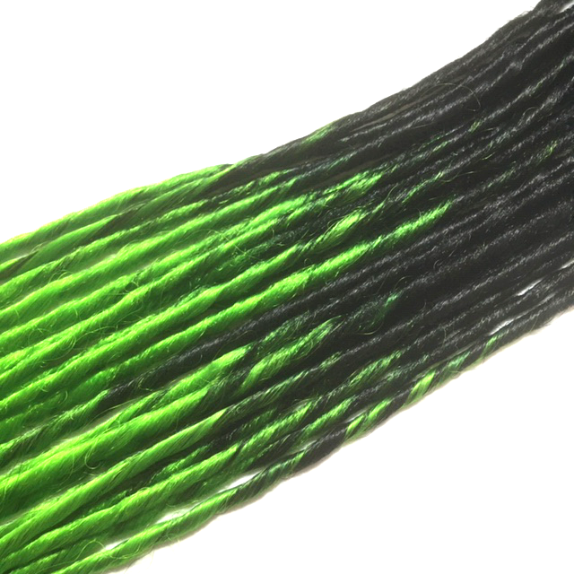 Elysee Star Dreads - Ombre - Black / Light Green