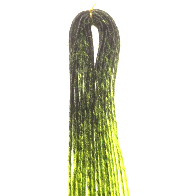 Elysee Star Dreads - Ombre - Black / Neon Yellow