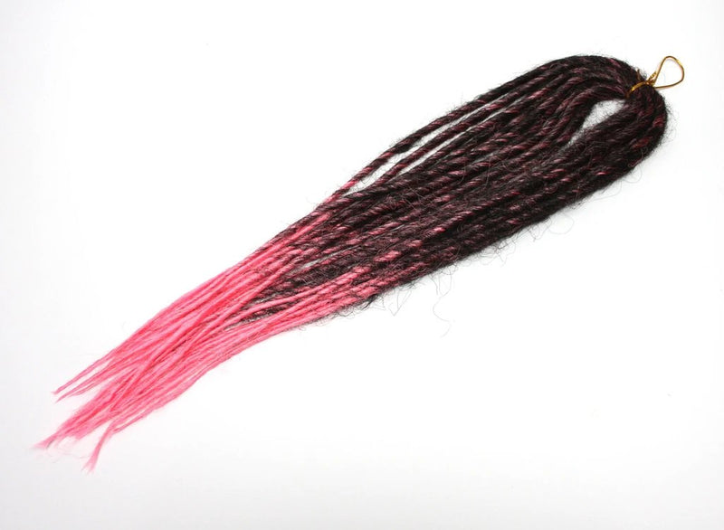 Elysee Star Dreads - Ombre - Black / Peach