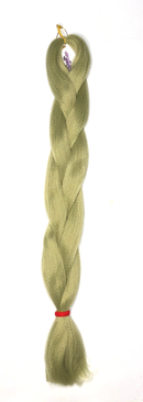 Festival Jumbo Braid - Green Straw