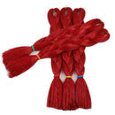 Festival Tinsel Jumbo Braid - Sparkle Red