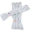 Festival Tinsel Jumbo Braid - Sparkle Silver