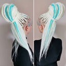 Glow in the Dark Jumbo Braid - White