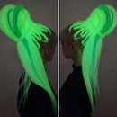 Glow in the Dark Jumbo Braid - White
