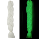 Glow in the Dark Jumbo Braid - White