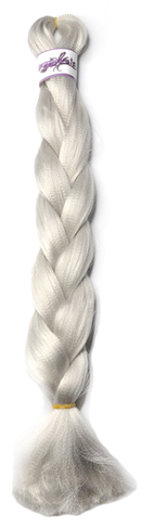 Pro Kanekalon Jumbo Braid - Silvery White
