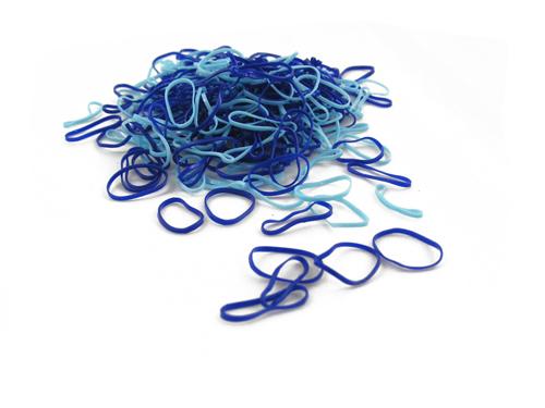 Silicone Bands - Elysee Star - Blue Mix - 250 pcs