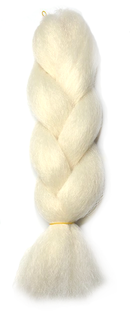 Super Soft Kanekalon Jumbo Braid - 1001 Off White