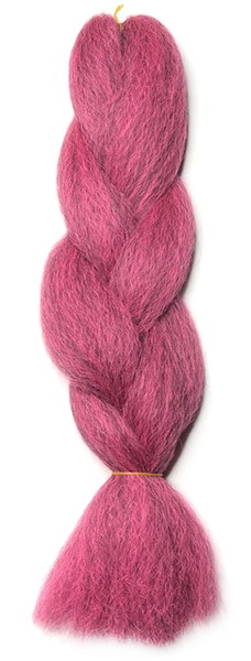 Super Soft Kanekalon Jumbo Braid - 1B / Bright Pink (B)