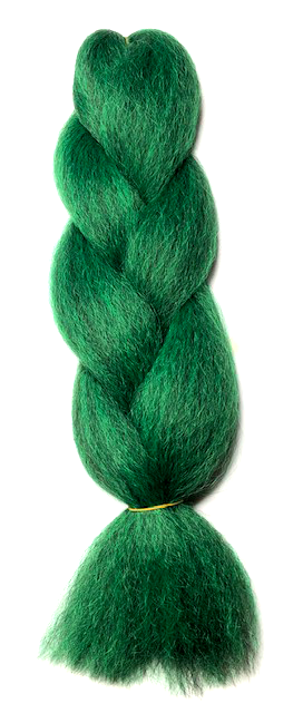 Super Soft Kanekalon Jumbo Braid - 1B / Dark Green (B)
