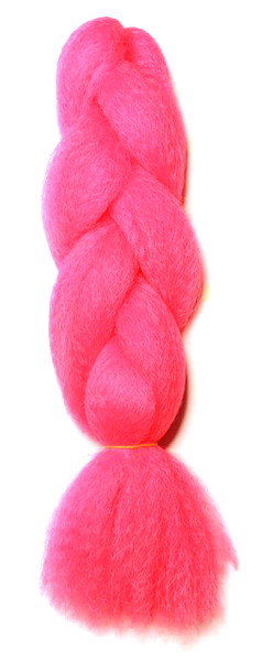 Super Soft Kanekalon Jumbo Braid - Bright Pink