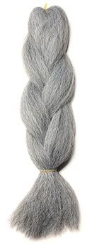 Super Soft Kanekalon Jumbo Braid - Grey (B)