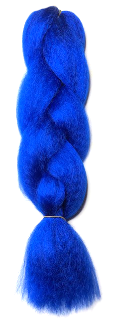 Super Soft Kanekalon Jumbo Braid - Neon Blue
