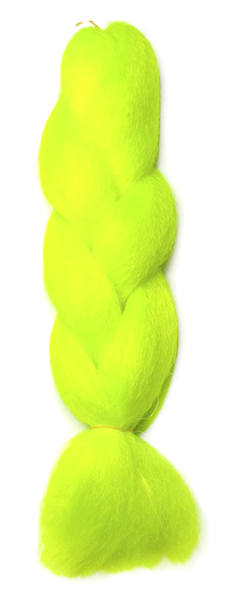 Super Soft Kanekalon Jumbo Braid - Neon Lime
