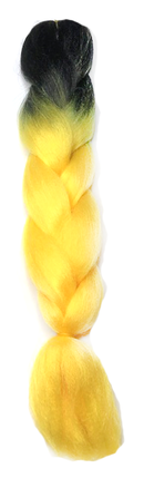 Temptation Jumbo Braid - Black / Catkin Yellow