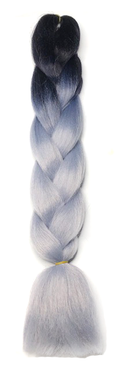 Temptation Jumbo Braid - Black / Grey