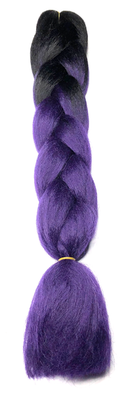 Temptation Jumbo Braid - Black / Purple