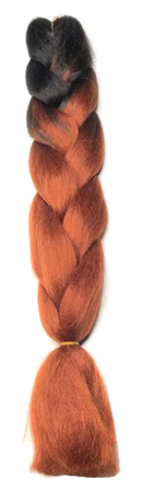 Temptation Jumbo Braid - Black / Warm Reddish Brown