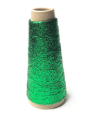 Wavy Tinsel Hair - Dark Green