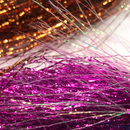 Wavy Tinsel Hair - Light Gold