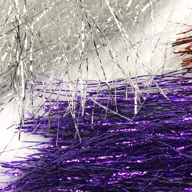 Wavy Tinsel Hair - Purple